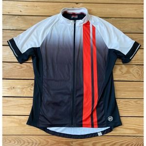 NOVARA Men’s Short Sleeve Full Zip Jersey Top L